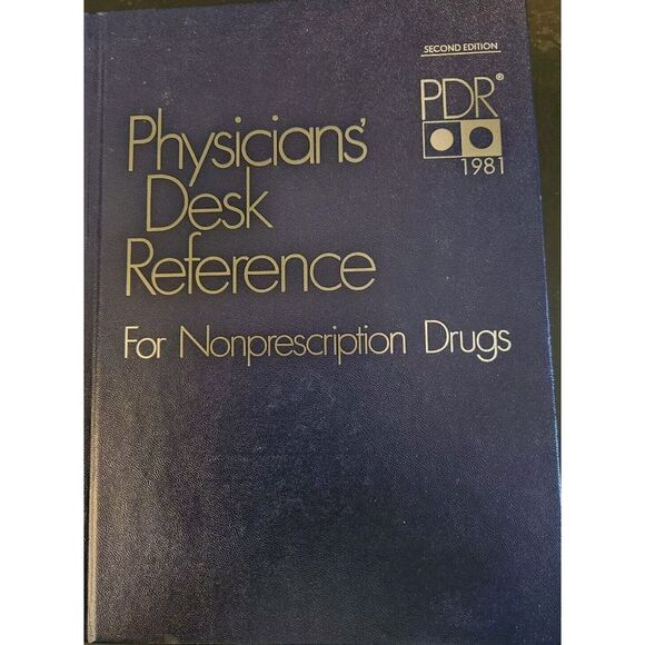 Rare Vintage Books Physicians'‎ Desk Reference PDR Edition 1981 - Picture 1 of 4